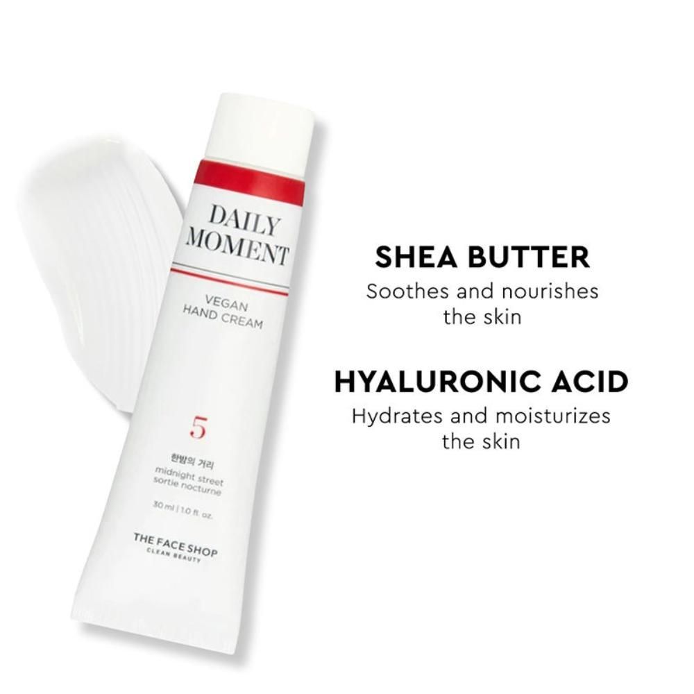 Daily Moment Korean Vegan Hand Cream Midnight Street With Hyaluronic Acid