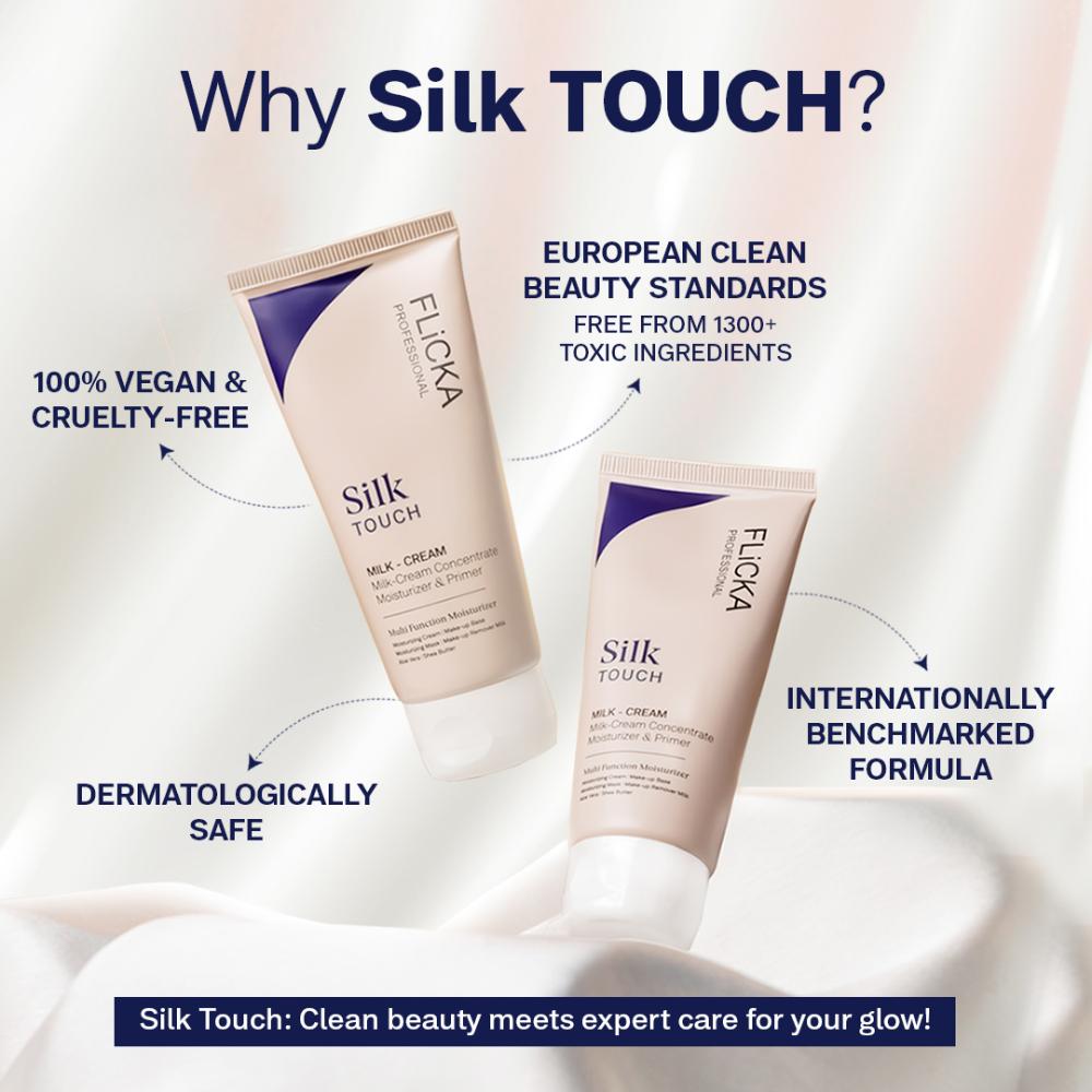 Silk Touch 3-In-1 Moisturizer Primer And Sun Care Dermatologically Tested And Minimize Pores