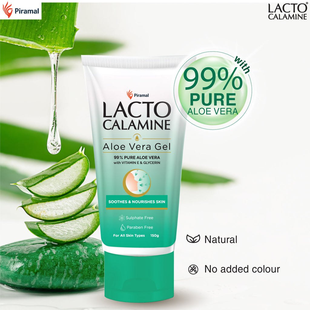 Aloe Vera Gel Face Moisturizer With 99% Pure Natural AloeVera, Vitamin E & Glycerin