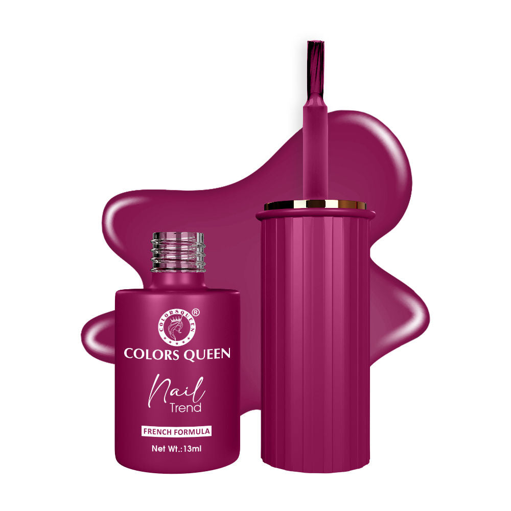 Trend French Formula Nail Polish - Amaranh Red