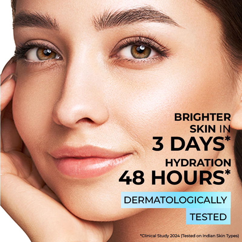 Hydrate & Shine Face Serum With 11% Hyaluronic Acid Complex For Brightening, 48 Hr Hydration