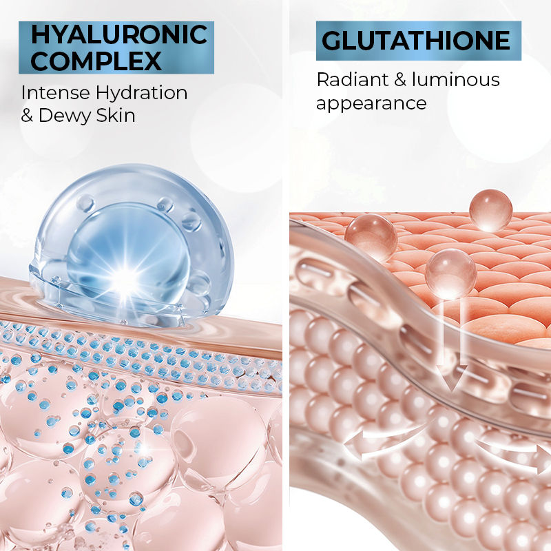 Hydrate & Shine Face Serum With 11% Hyaluronic Acid Complex For Brightening, 48 Hr Hydration