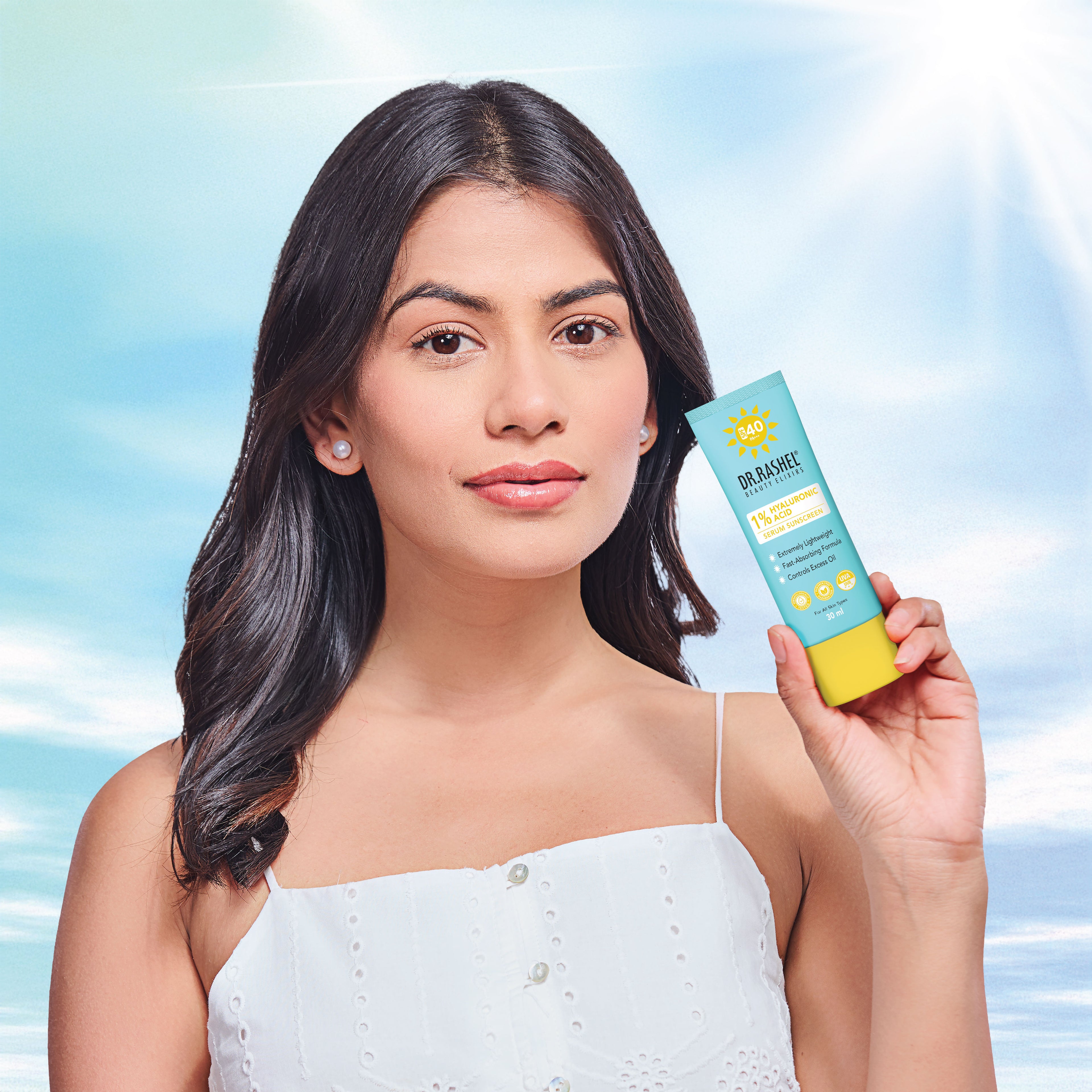 SPF 40 Serum Sunscreen With 1 Percent Hyaluronic Acid