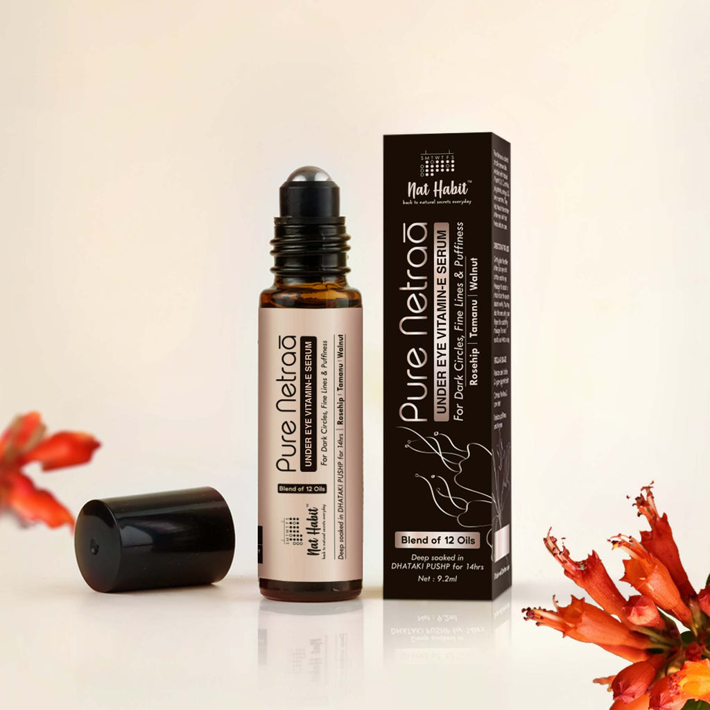 Pure Netraa Under Eye Serum For Dark Circle & Puffiness Reduction With Vitamin C & Retinol