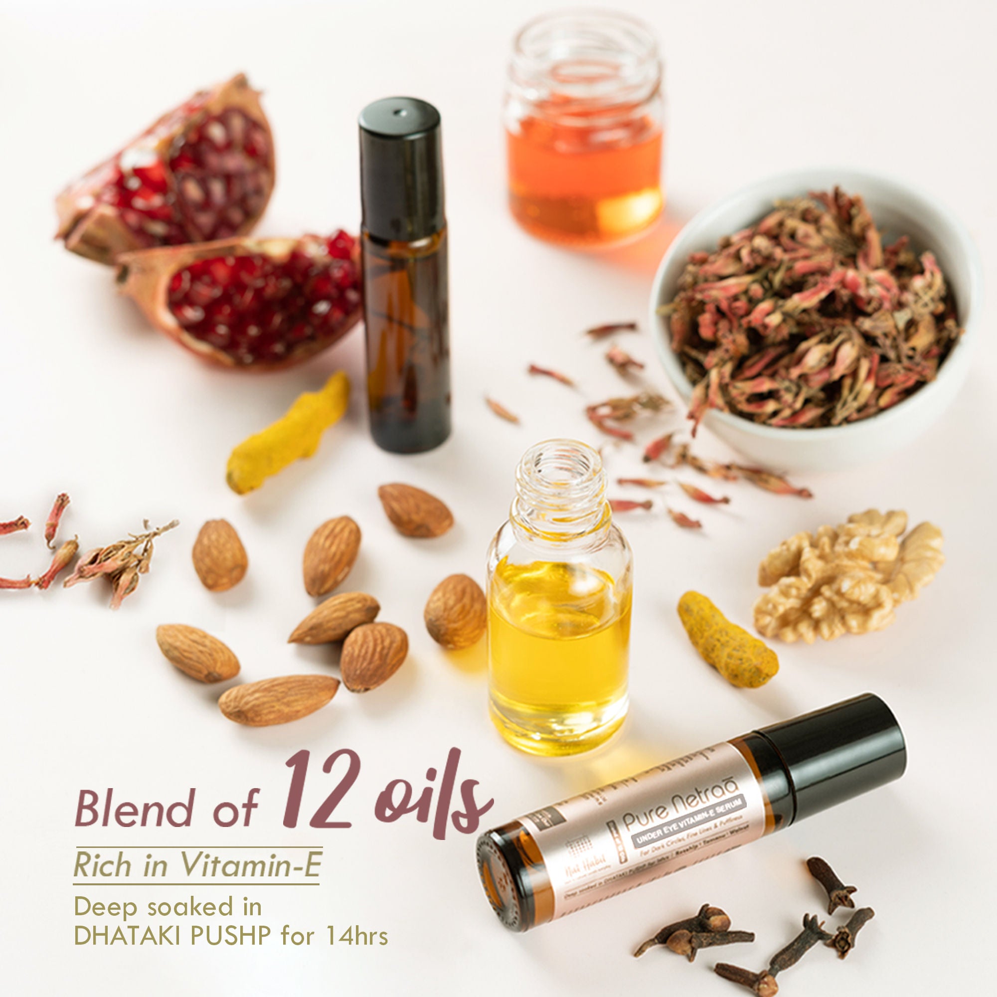 Pure Netraa Under Eye Serum For Dark Circle & Puffiness Reduction With Vitamin C & Retinol