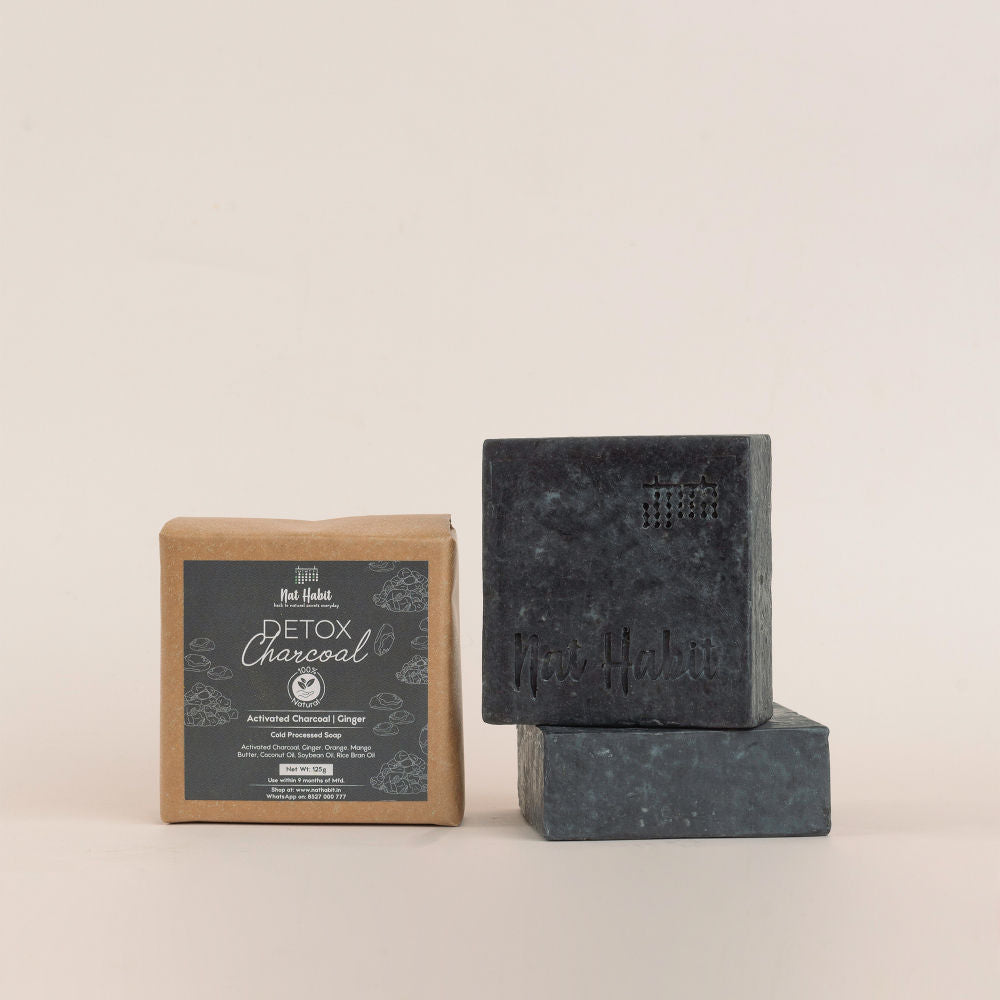 Fresh Detox Charcoal & Healing Turmeric Oats Soaps