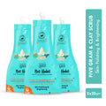 Five Gram & Clay Mura, Face Scrub for Skin Polishing & Brightening with Pulses & Protein