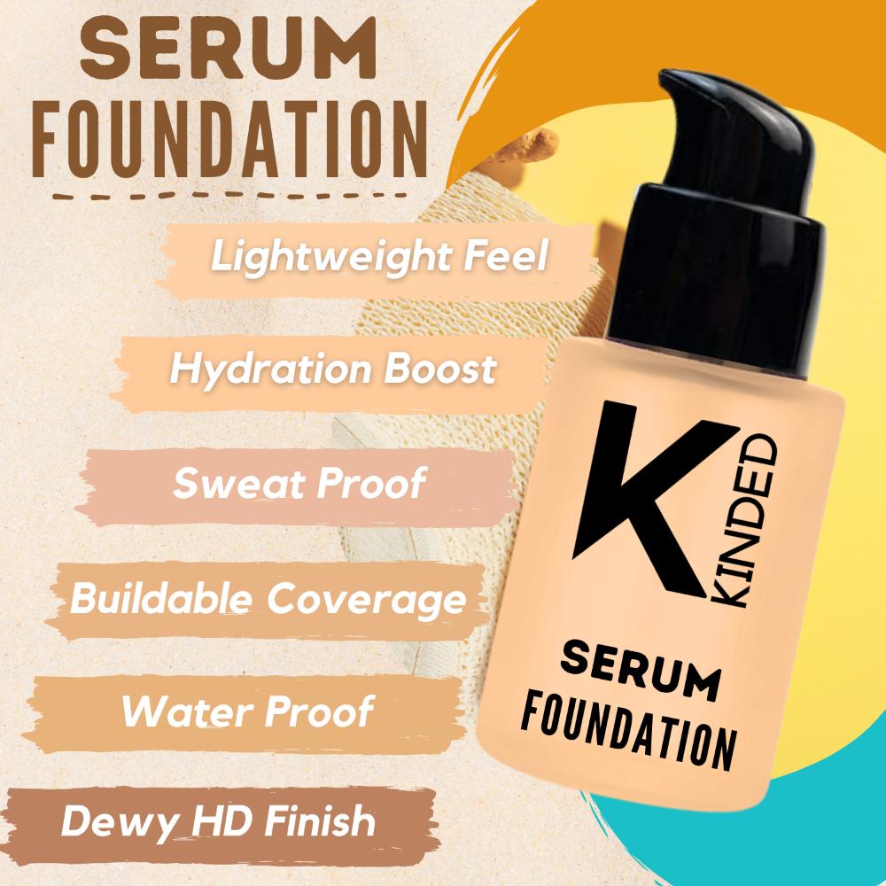 Serum Foundation Makeup With Avocado Oil Vitamin E Goodness