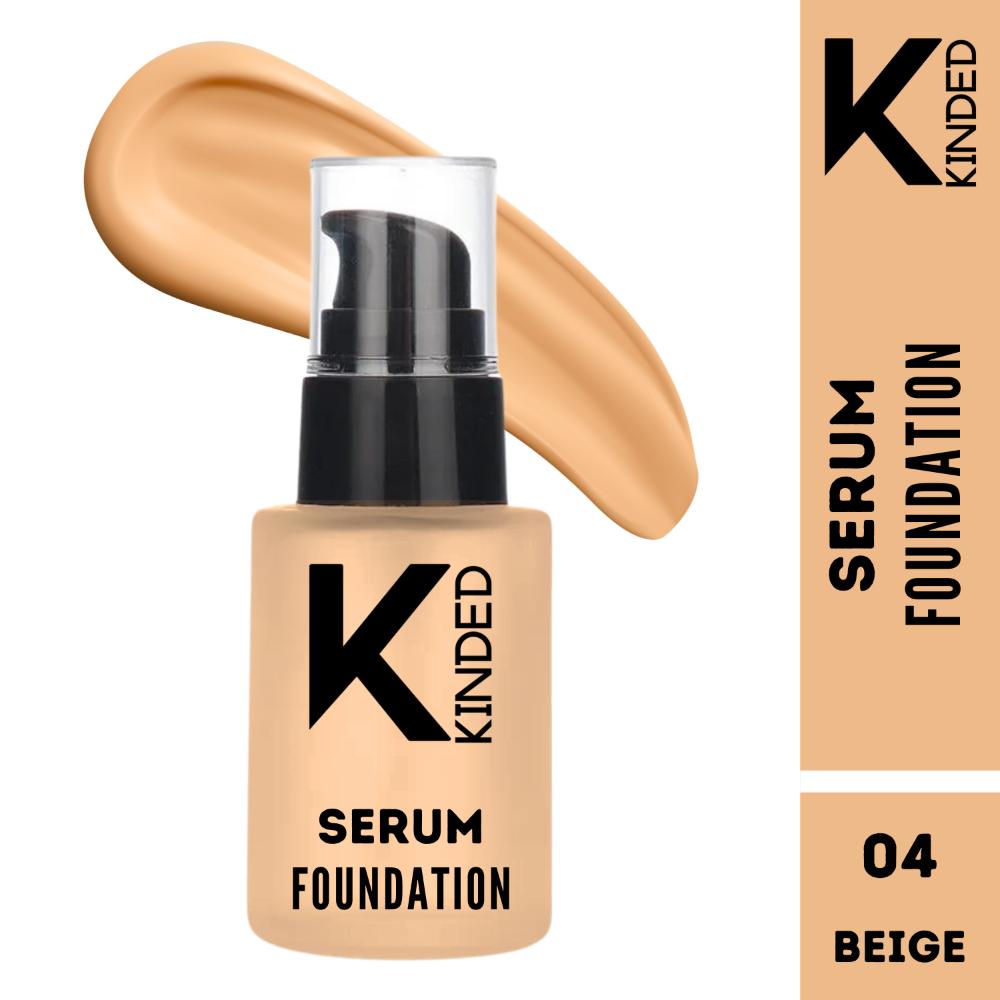 Serum Foundation Makeup With Avocado Oil Vitamin E Goodness - 04 Beige