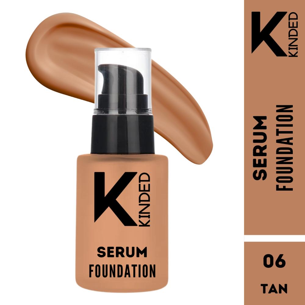 Serum Foundation Makeup With Avocado Oil Vitamin E Goodness - 06 Tan