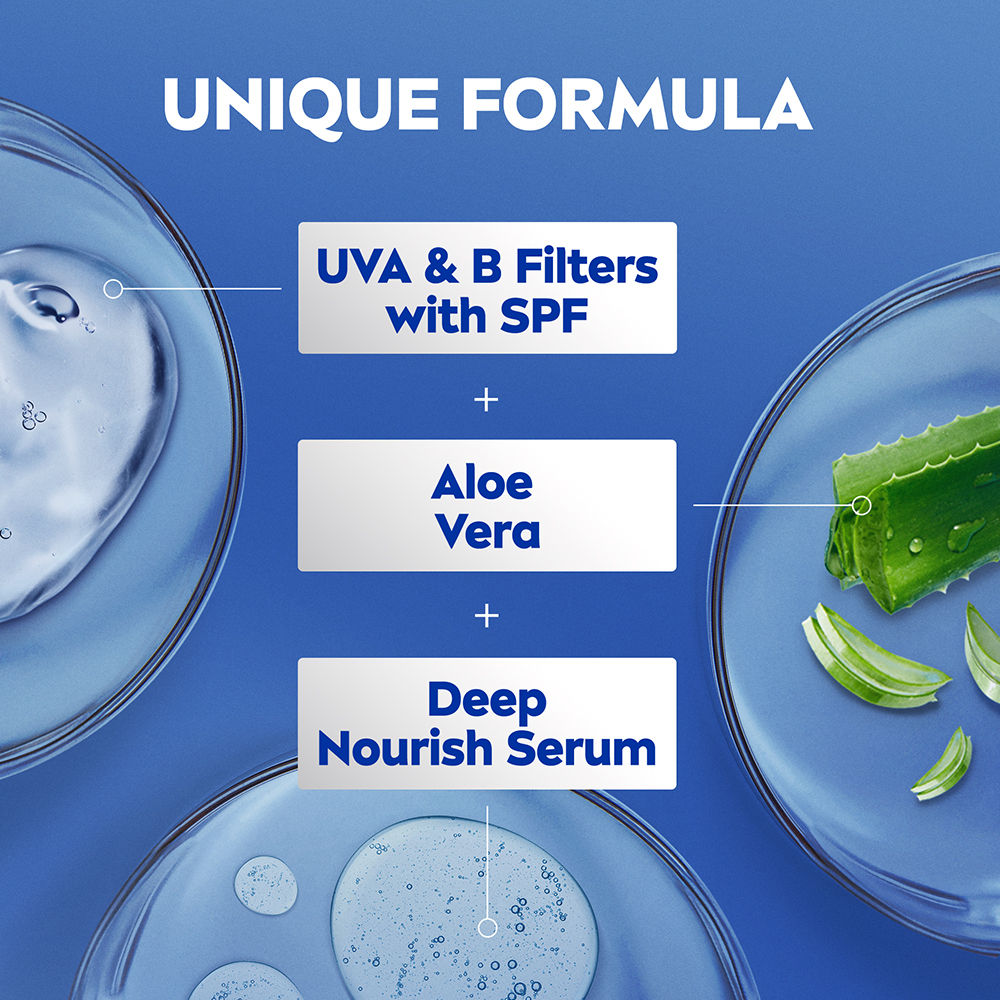 Sunscreen lotion with SPF 15 & ALOEVERA- 5 in 1 COMPLETE CARE for 48H Moisturization