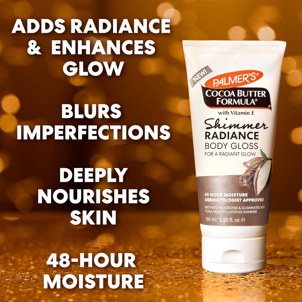 Cocoa Butter Formula Shimmer Radiance Body Gloss With Vitamin E