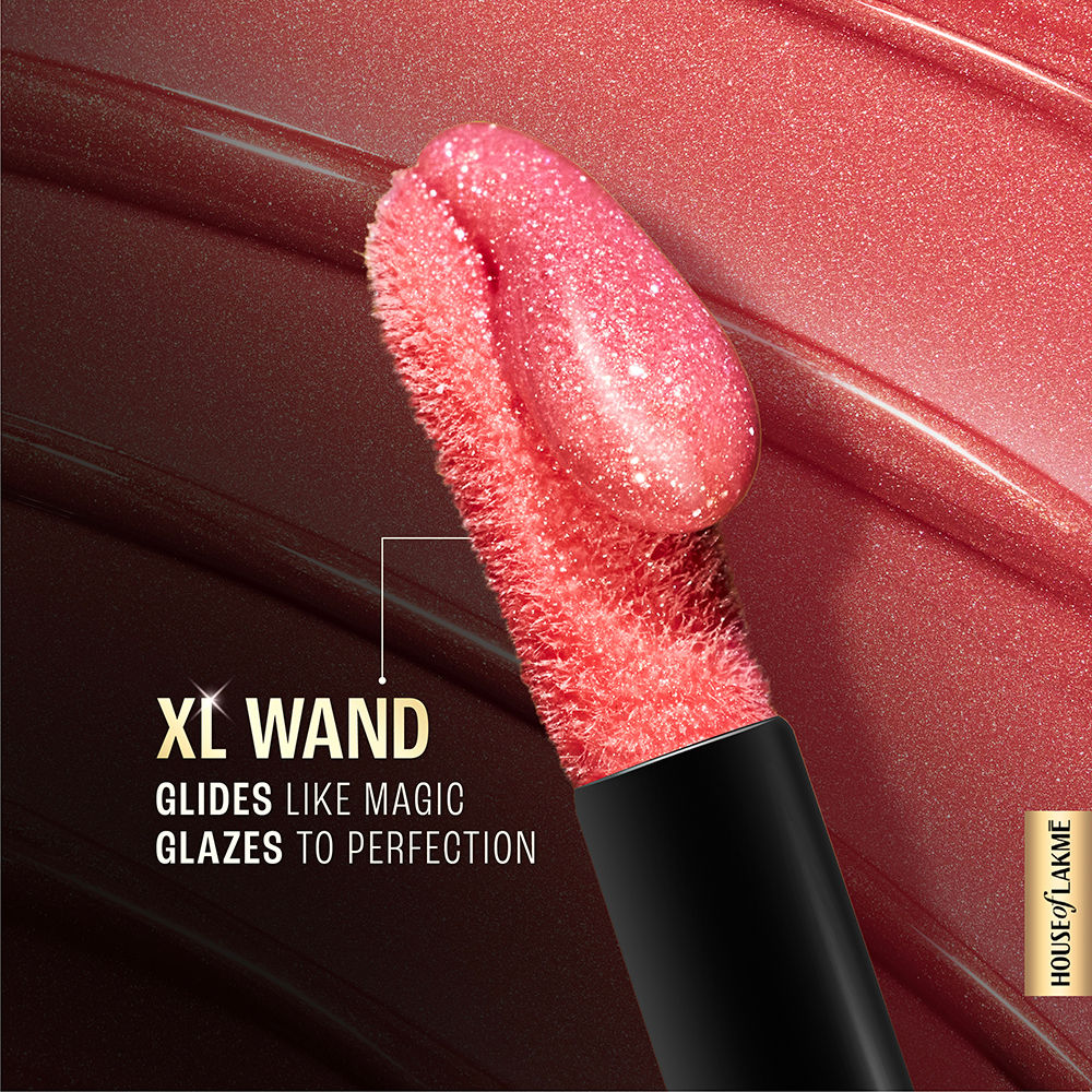 Glitterati Lip Glaze, High Shine Plumper Lip Gloss Oil with Collagen
