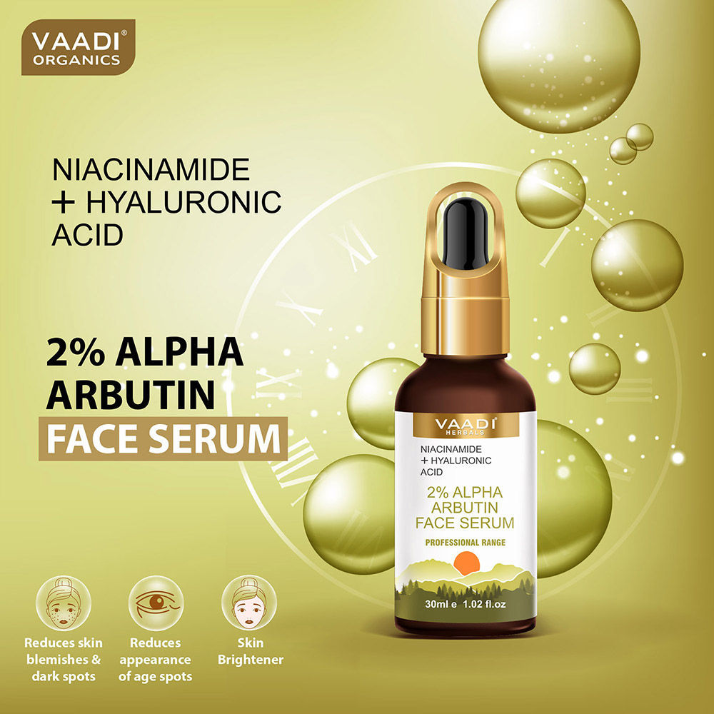 2% Alpha Arbutin Face Serum With Niacinamide & Hyaluronic Acid