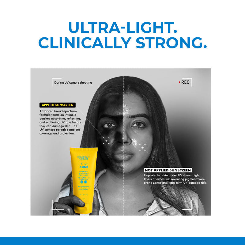 Sun Drink Ceramides Hybrid Gel Sunscreen SPF50 PA++++ With UVA/UVB & No White Cast