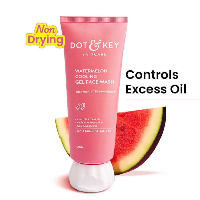 Watermelon & Vitamin C SuperGlow Gel Face Wash For Glowing Skin & Spots Reduction