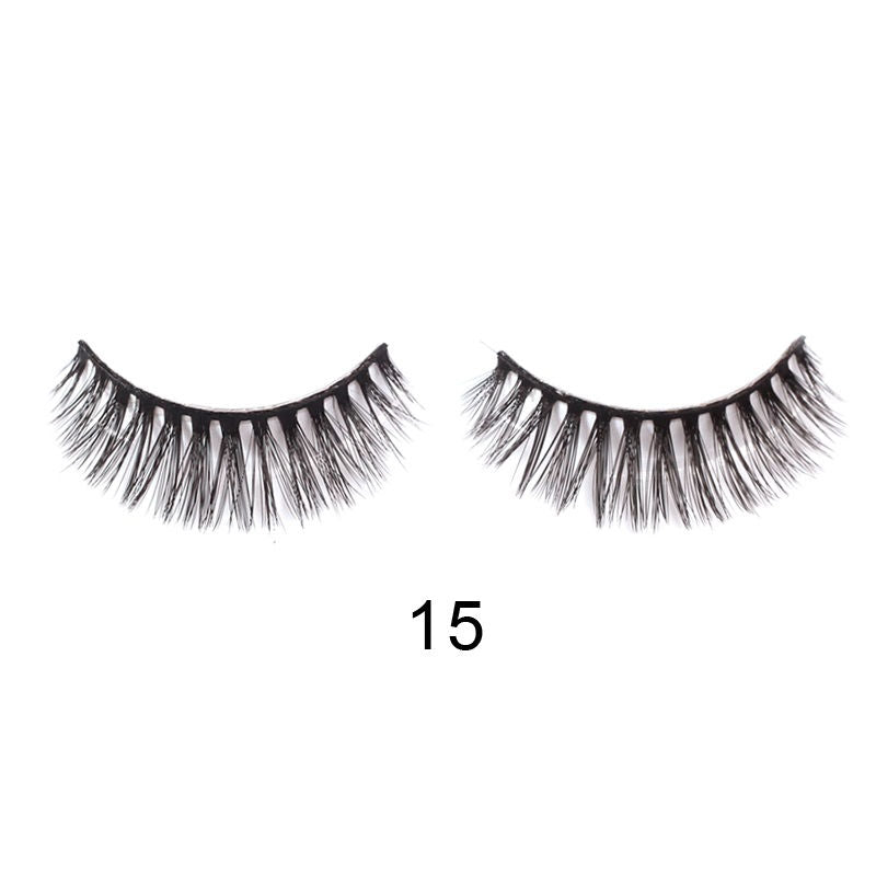 3D Effect Long and Natural Look False Eyelashes - 15