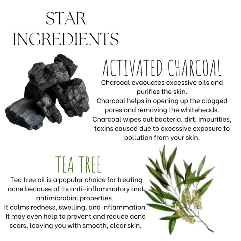 Activated Charcoal Teatree Face Wash