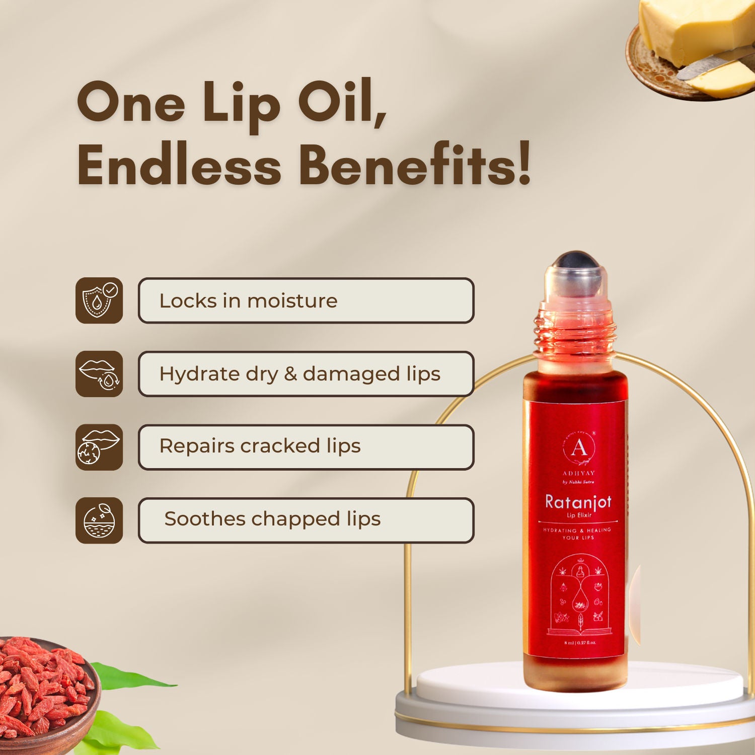 Ratanjot Ayurvedic Lip Oil