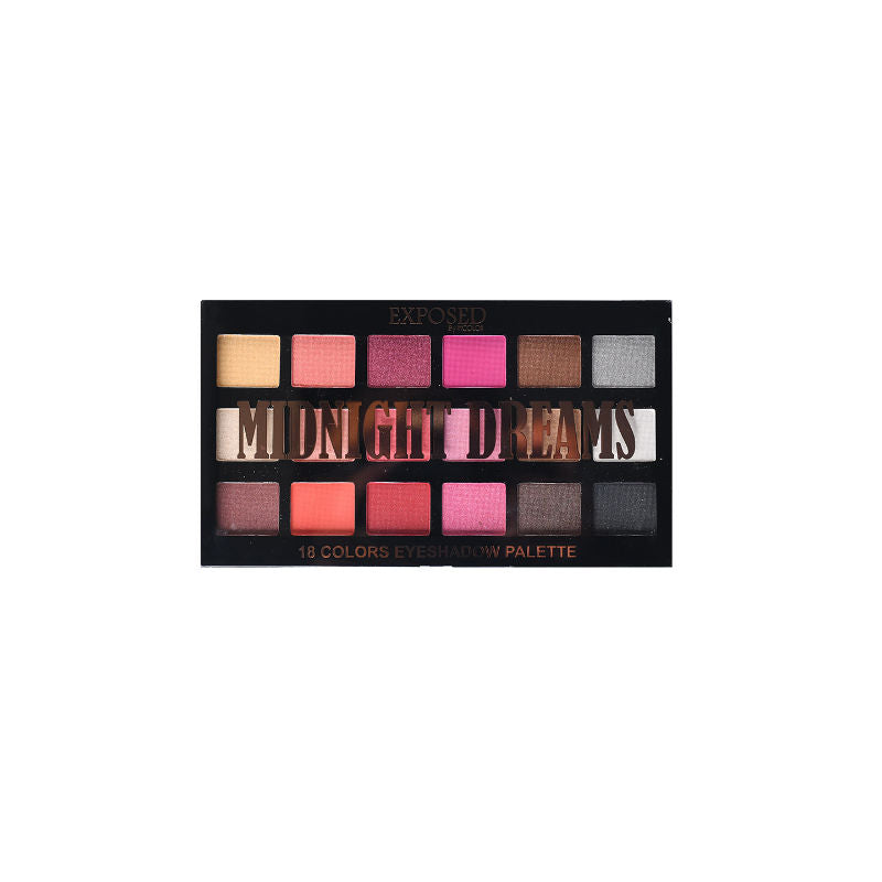 Exposed Midnight Dreams 18 Colors Eyeshadow Palette - 1