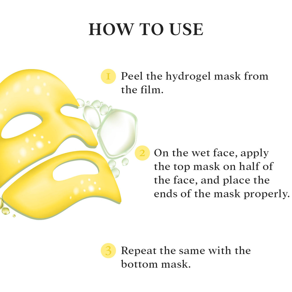 Vitamin C Hydrogel Facial Mask For Radiant & Glowing Skin