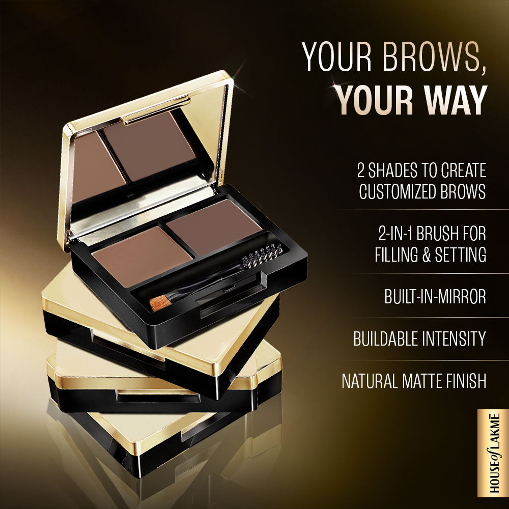 Facelift Brow Sculpt Palette With Dual Applicator, Natural Matte Finish