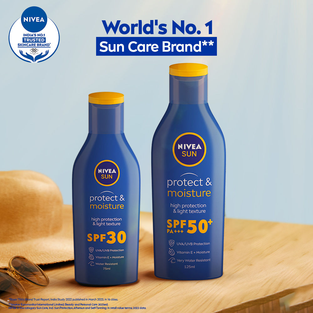 Sun Lotion, SPF 30, With UVA & UVB Protection, Water Resistant Sunscreen