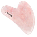 Original Rose Quartz Stone Gua Sha For Face, Neck And Under Eye Massager