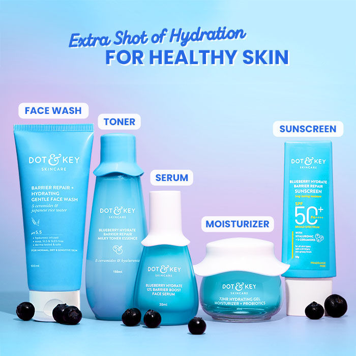 Blueberry Hydrate Barrier Repair Milky Toner Essence, With 5 Ceramides & Hyaluronic