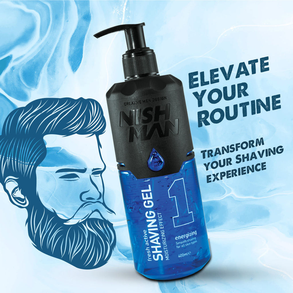 Fresh Active Energizing Shaving Gel Moisturizing Effect