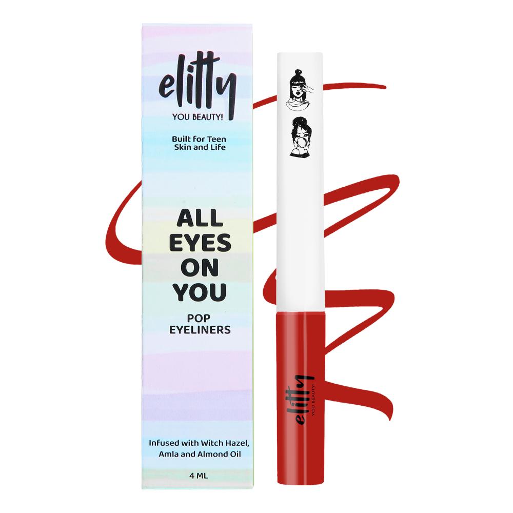 Matte Pop Coloured Eyeliner - Rusty Rouge