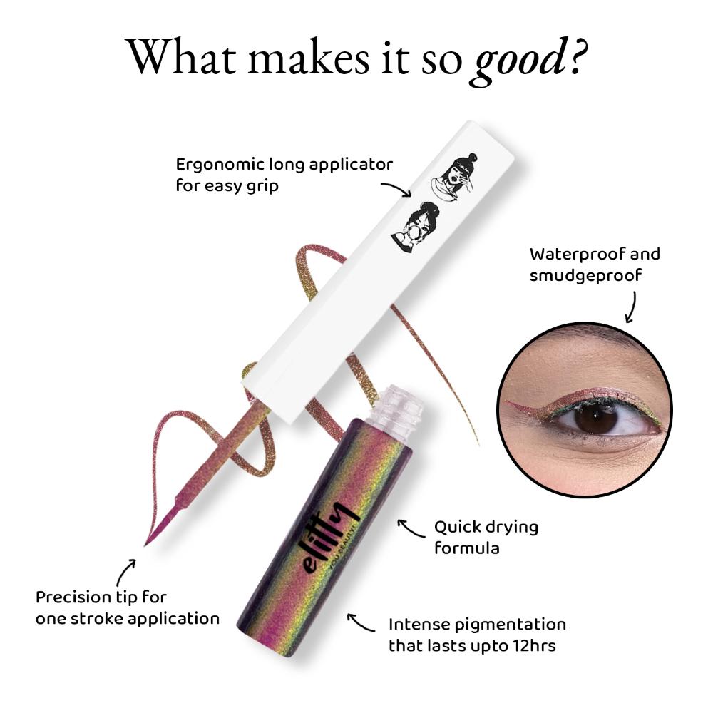 Holographic Pop Coloured Eyeliner