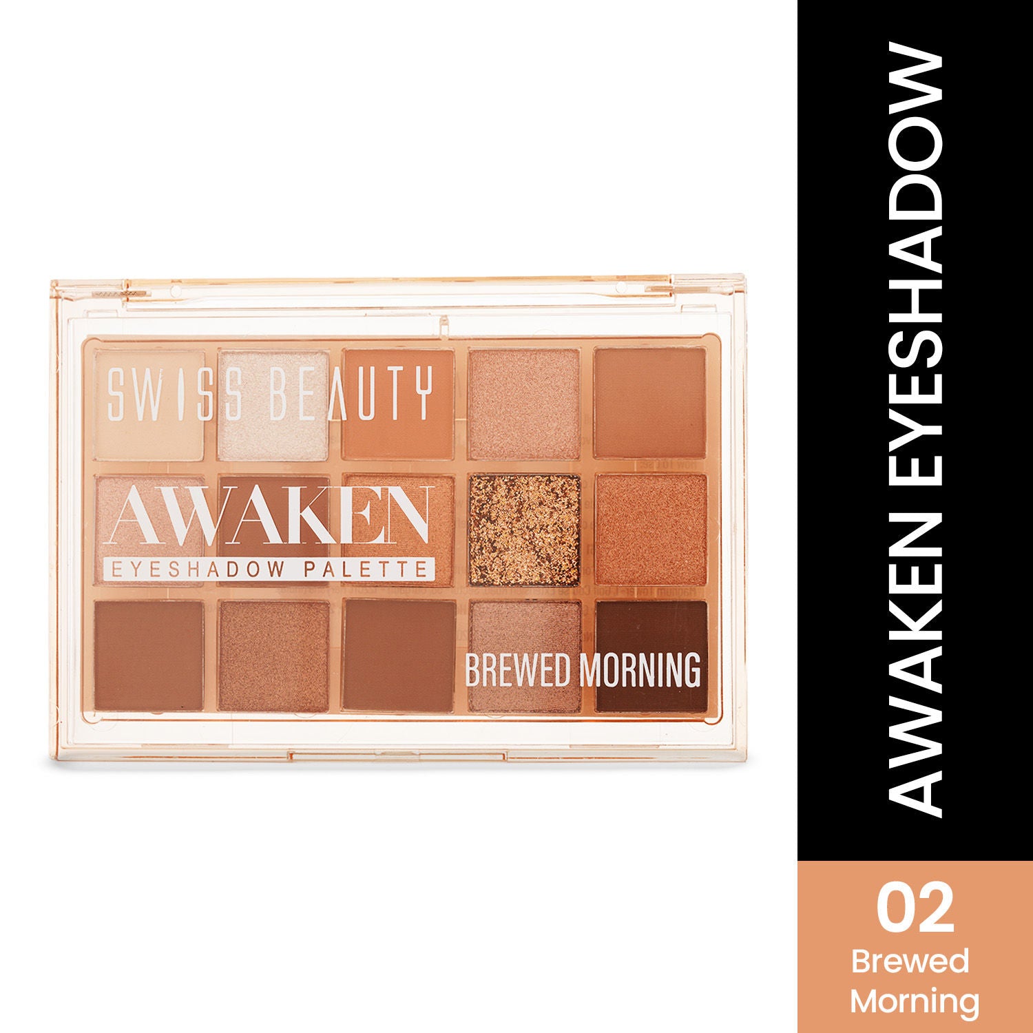 Awaken Eyeshadow Palette , Matte + Shimmer Finish , Long-Lasting