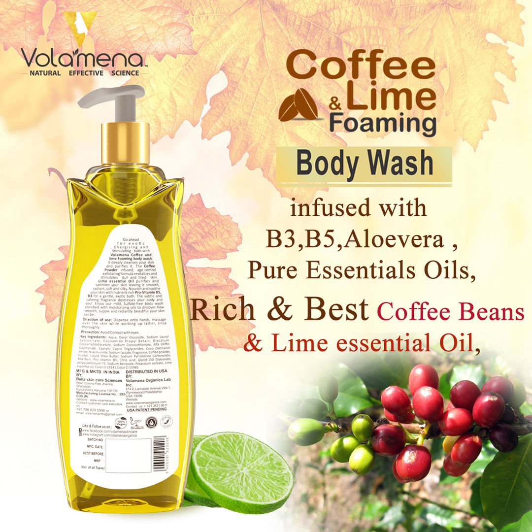 Coffee And Lime Foaming Body Wash