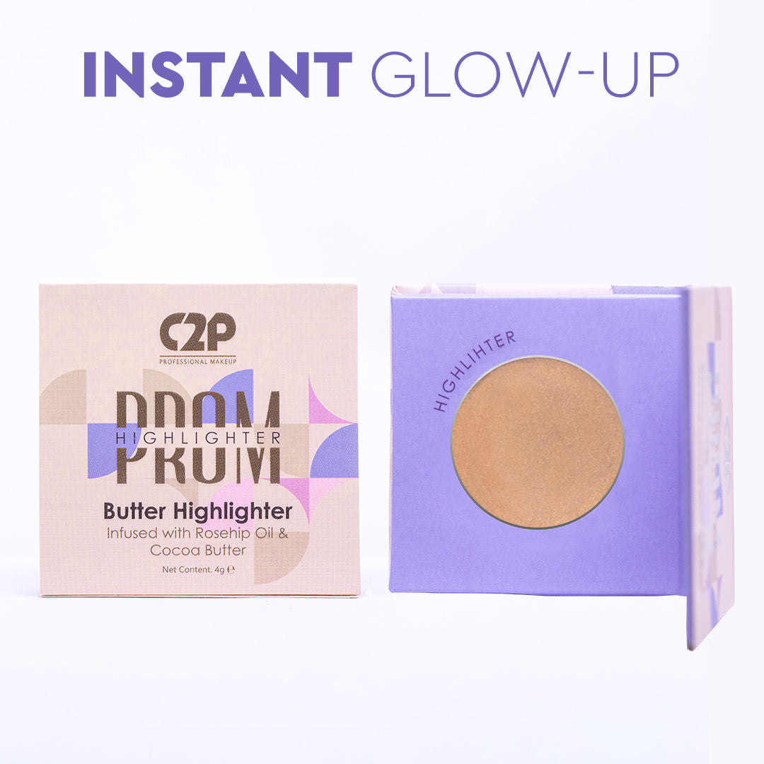 Prom Butter Highlighter Ultra HD Dewy Creamy Matte Finish