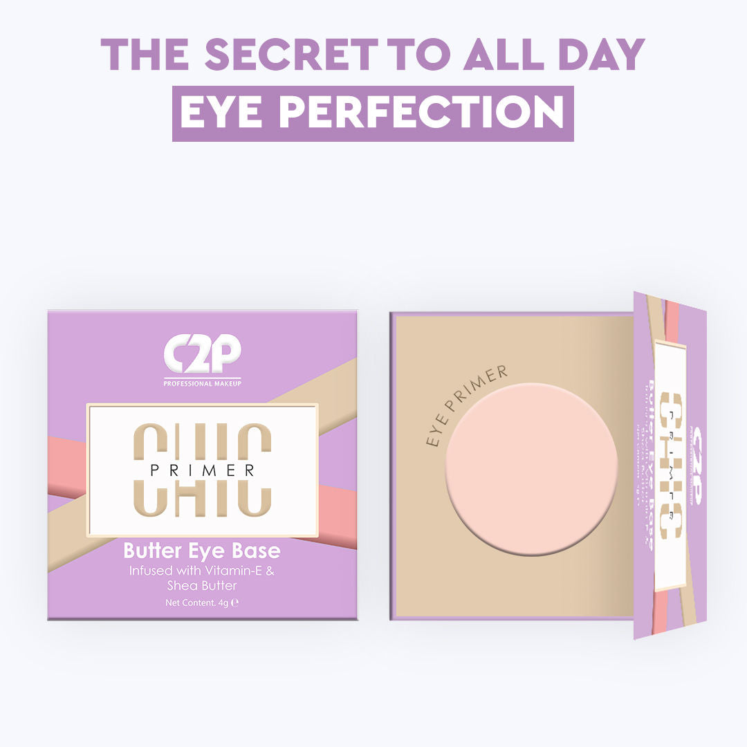 Chic Butter Eye Makeup Base Primer Hold Eyeshadow Fixing Pigment and Glitters