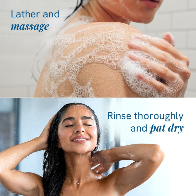 2.5% Benzoyl Peroxide Body Wash Treats Stubborn Back Acne