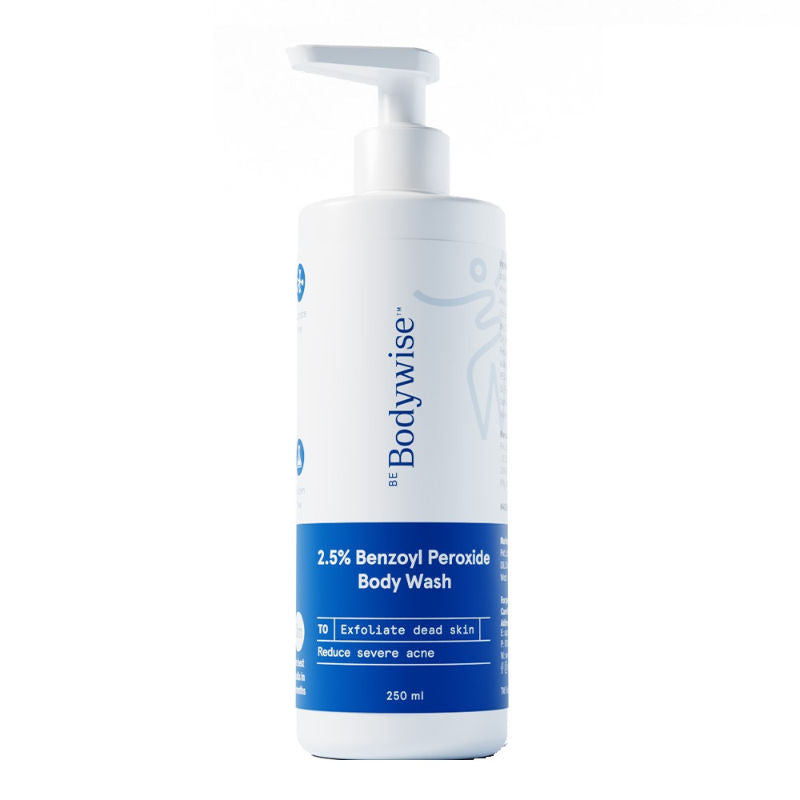 2.5% Benzoyl Peroxide Body Wash Treats Stubborn Back Acne