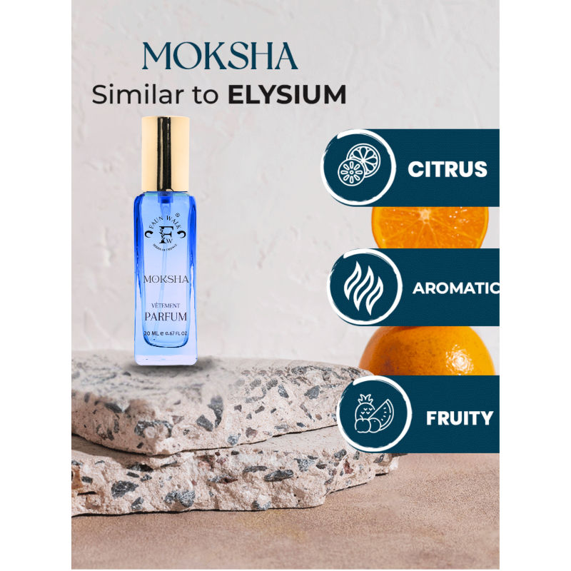 Faunwalk Moksha- Travel Size Mini Perfume That Smells Like Roja Elysium- Fruity Notes For Men