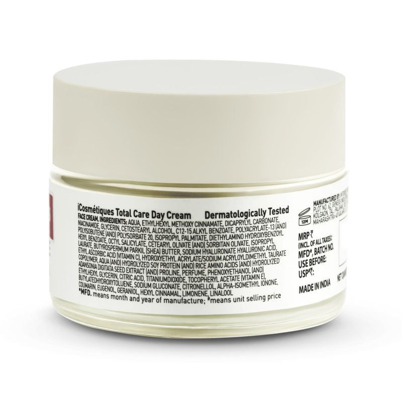 Day Cream - Vitamins B3, C, E, Shea Butter & Glycerin, Mineral Oil & Silicone Free