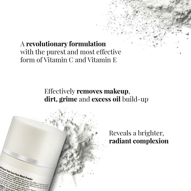 Face Wash Powder-Pure Vitamin C, Niacinamide, Neem, Aloe Vera, Green Tea & Deep Clean
