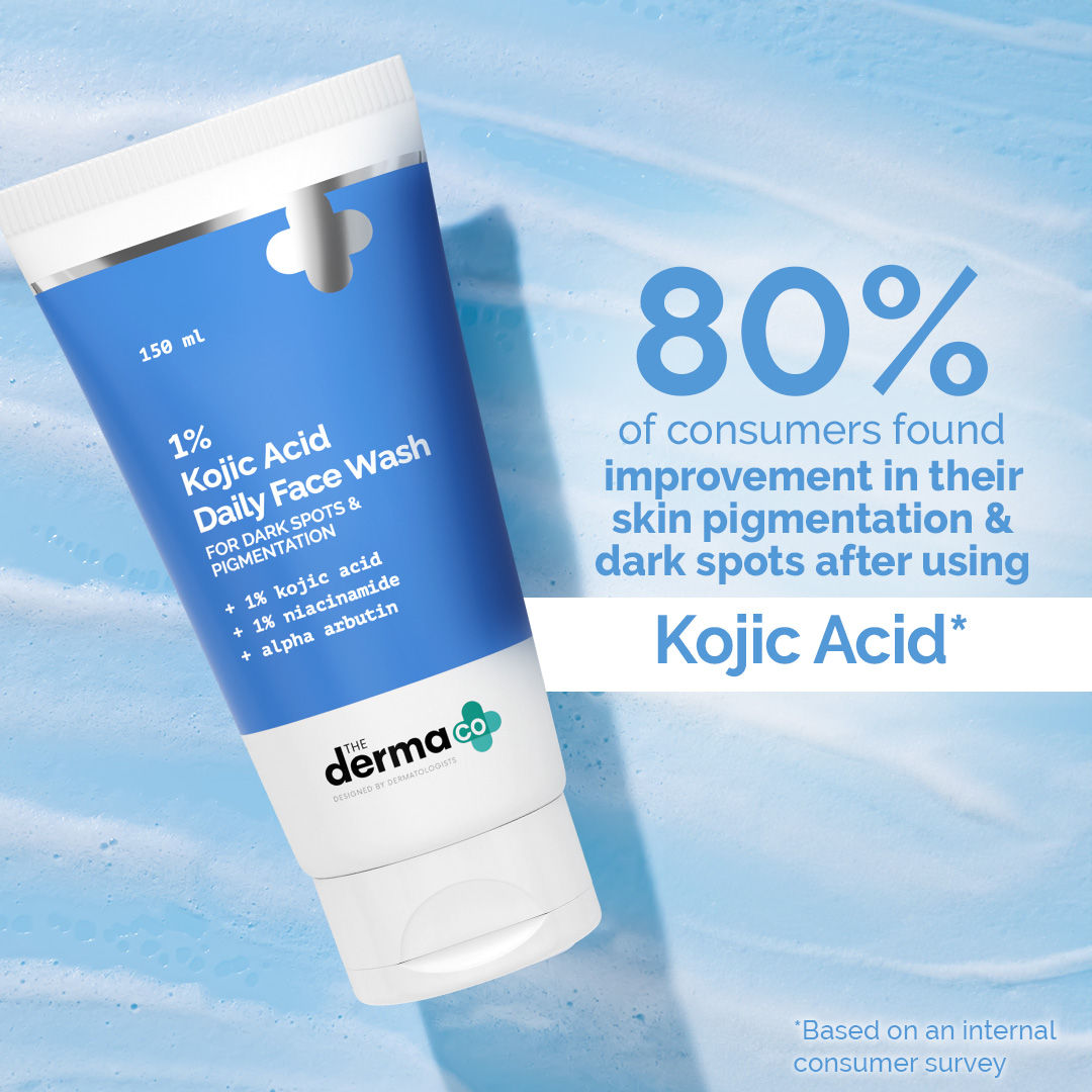 1% Kojic Acid Face Wash with Niacinamide For Dark Spots & Pigmentation