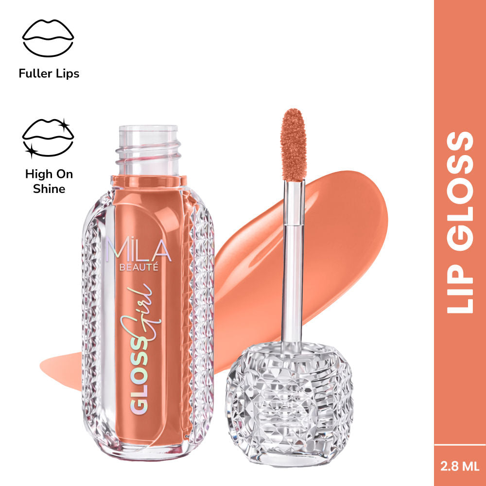 Gloss Girl Lip Gloss with Fuller-Lip Effect & Extra Hydration - 02 Naked
