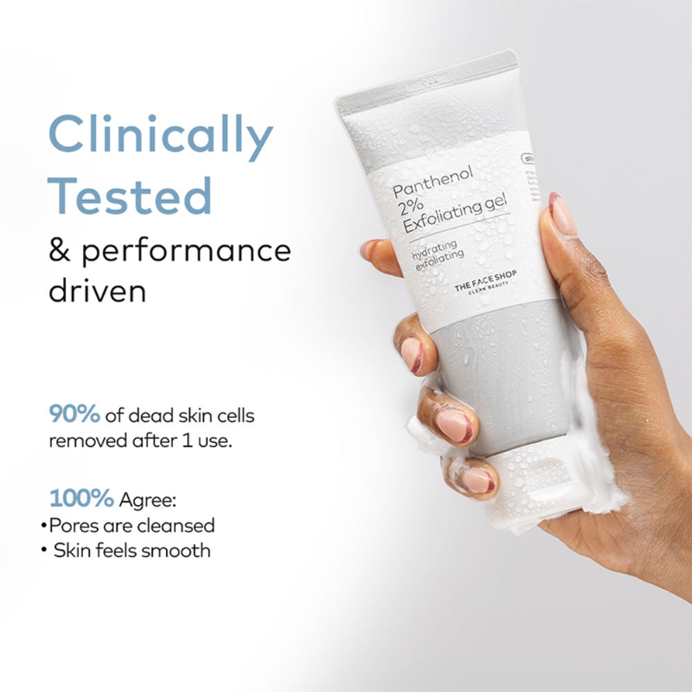 Alltimate Panthenol 2% Exfoliating Gel -Korean Cleansing Scrub with AHA, BHA, LHA, PHA