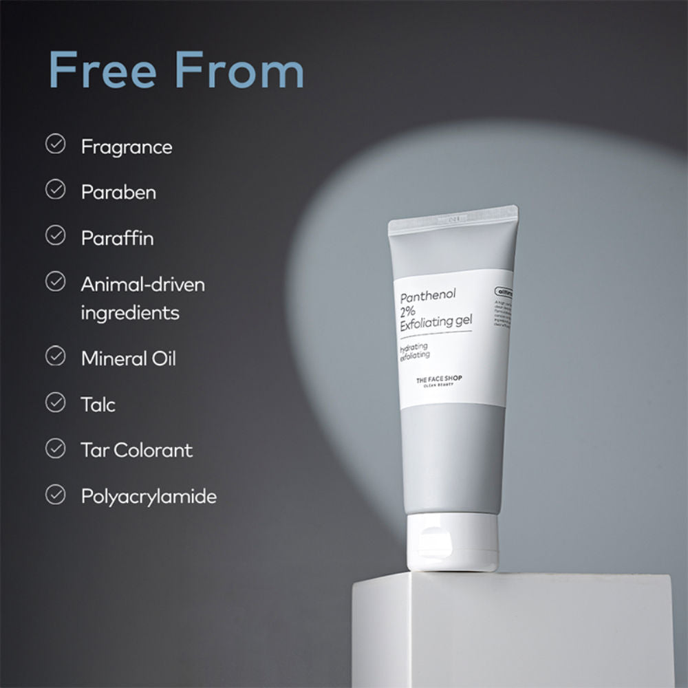 Alltimate Panthenol 2% Exfoliating Gel -Korean Cleansing Scrub with AHA, BHA, LHA, PHA