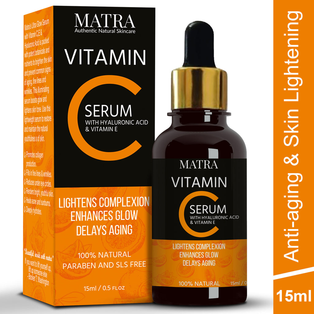 Vitamin C Ultra Glow Serum Helps Lightening Complexion & Delays Aging
