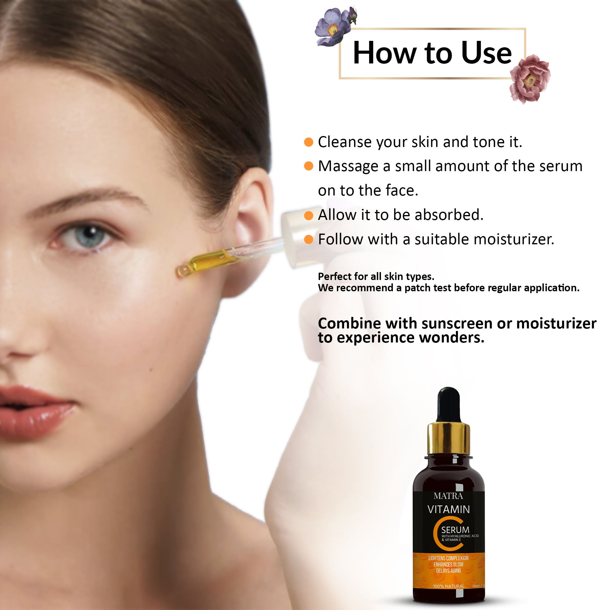 Vitamin C Ultra Glow Serum Helps Lightening Complexion & Delays Aging