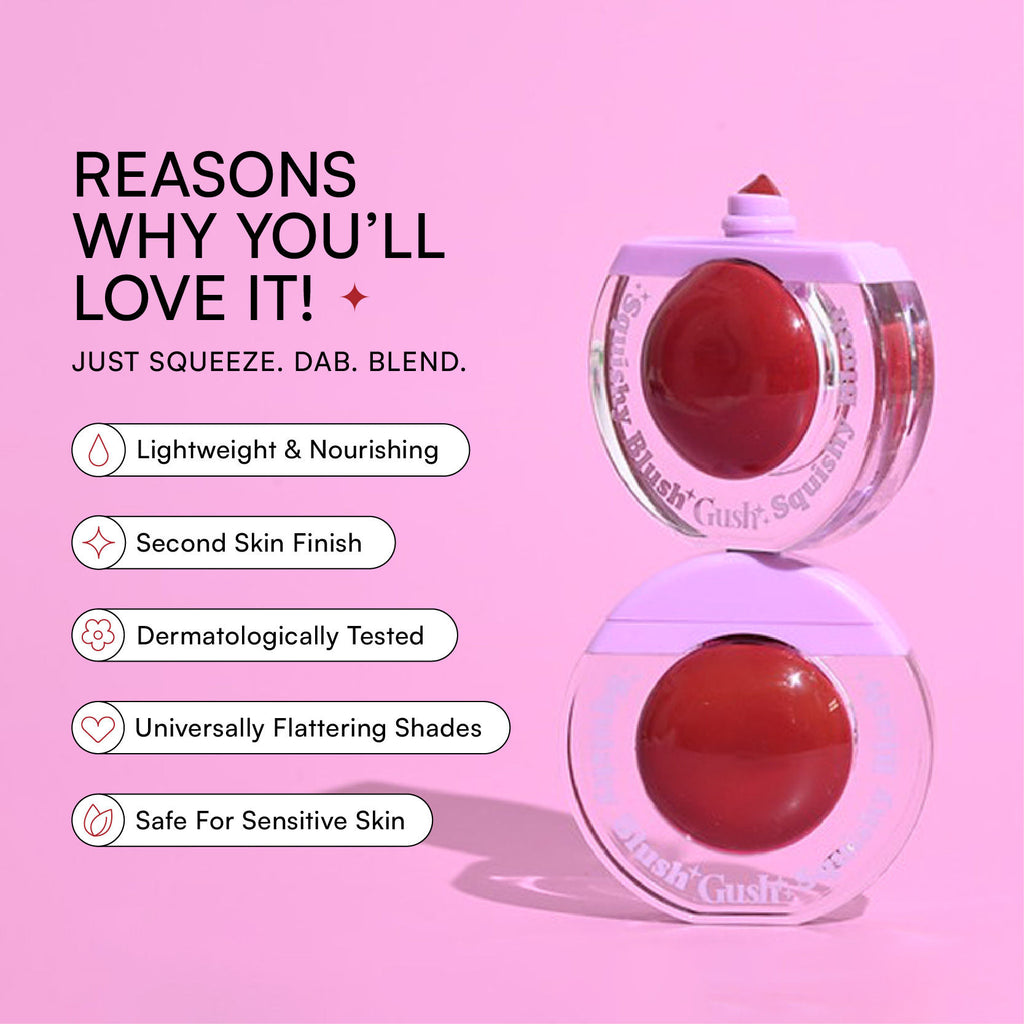 Squishy Blush With Niacinamide Lightweight