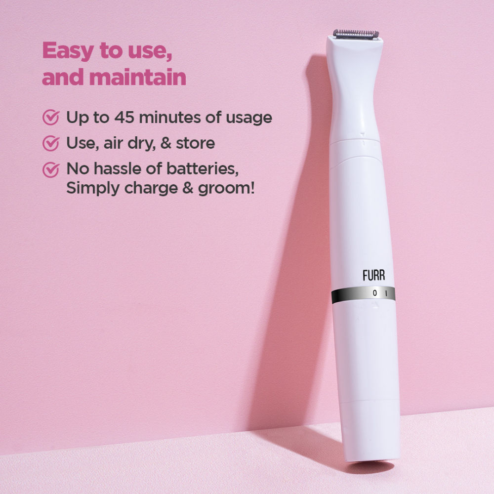 Rechargeable Multipurpose Trimmer for Eyebrows, Underarms and Bikini Line