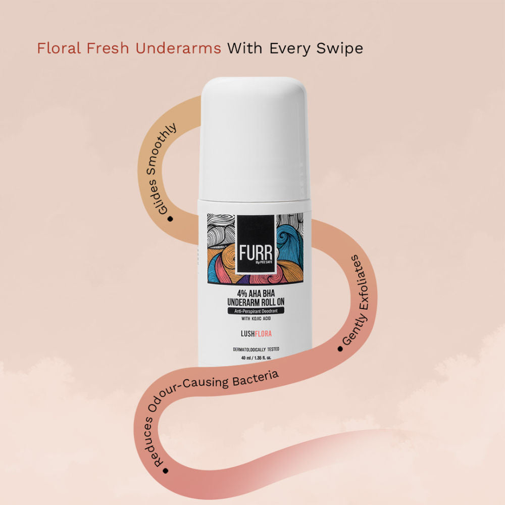 4% AHA BHA Underarm Roll On with Kojic Acid
